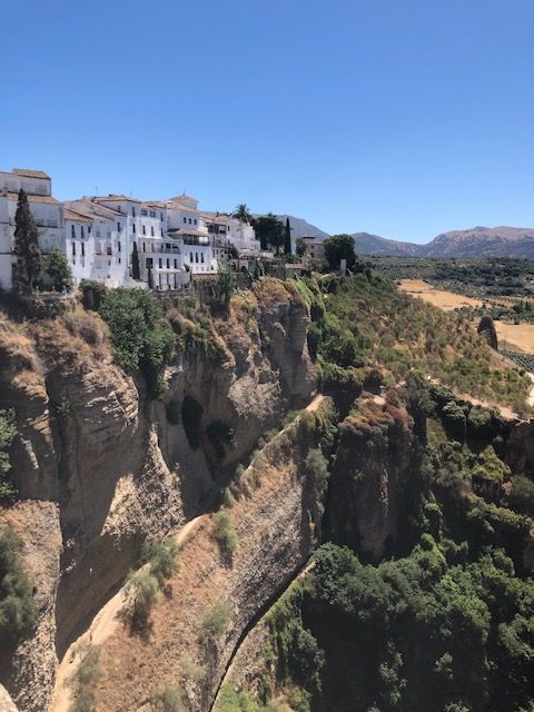 Ronda's old town with the famous bridge
